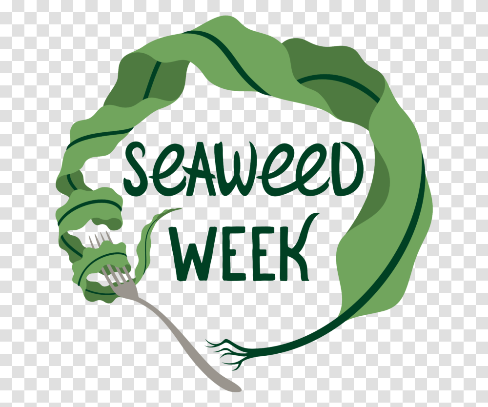2020 Seaweed Week Logo 300dpi Illustration, Plant, Green, Word Transparent Png