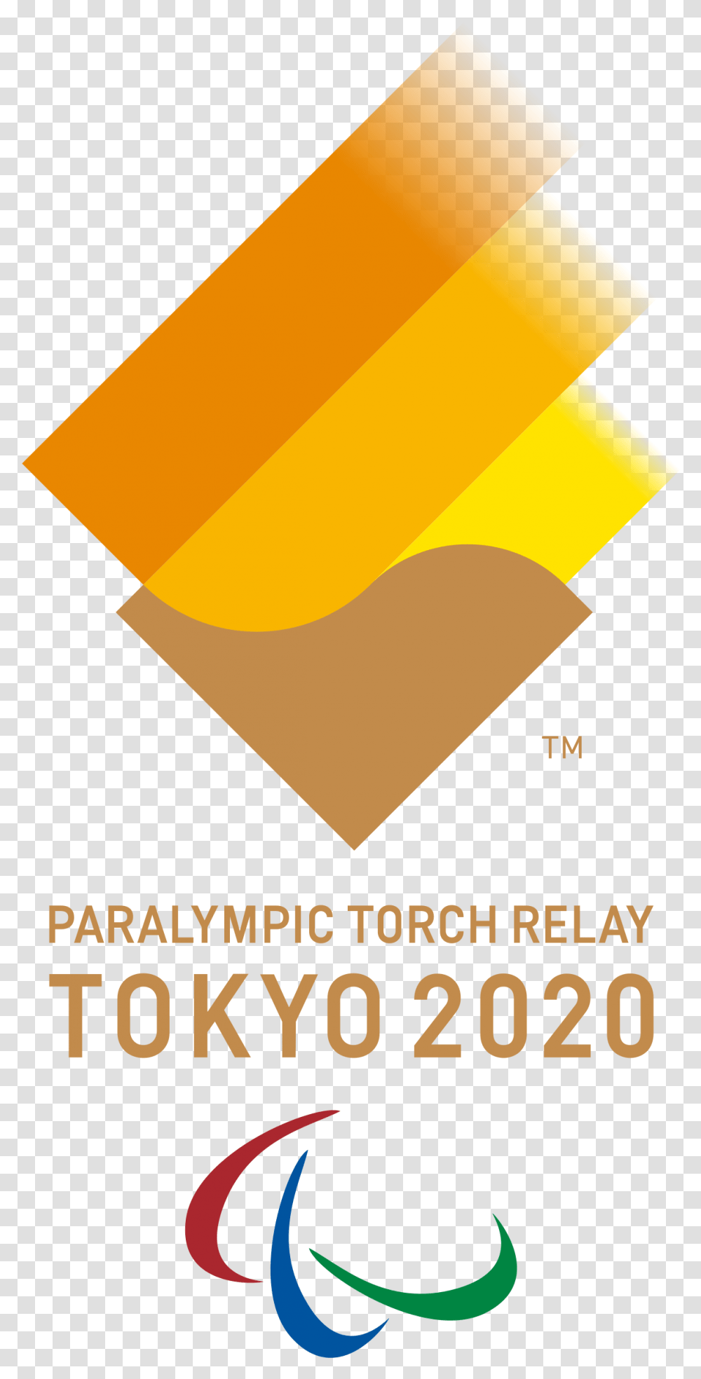 2020 Summer Paralympics Torch Relay Vertical, Paper, Flyer, Poster, Advertisement Transparent Png