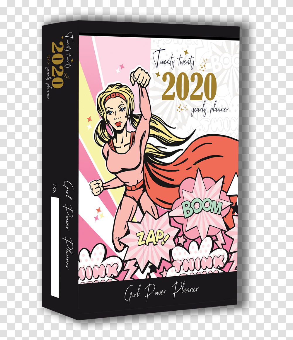2020 Supergirl Yearly Agenda Box Fairy, Poster, Advertisement, Flyer, Paper Transparent Png