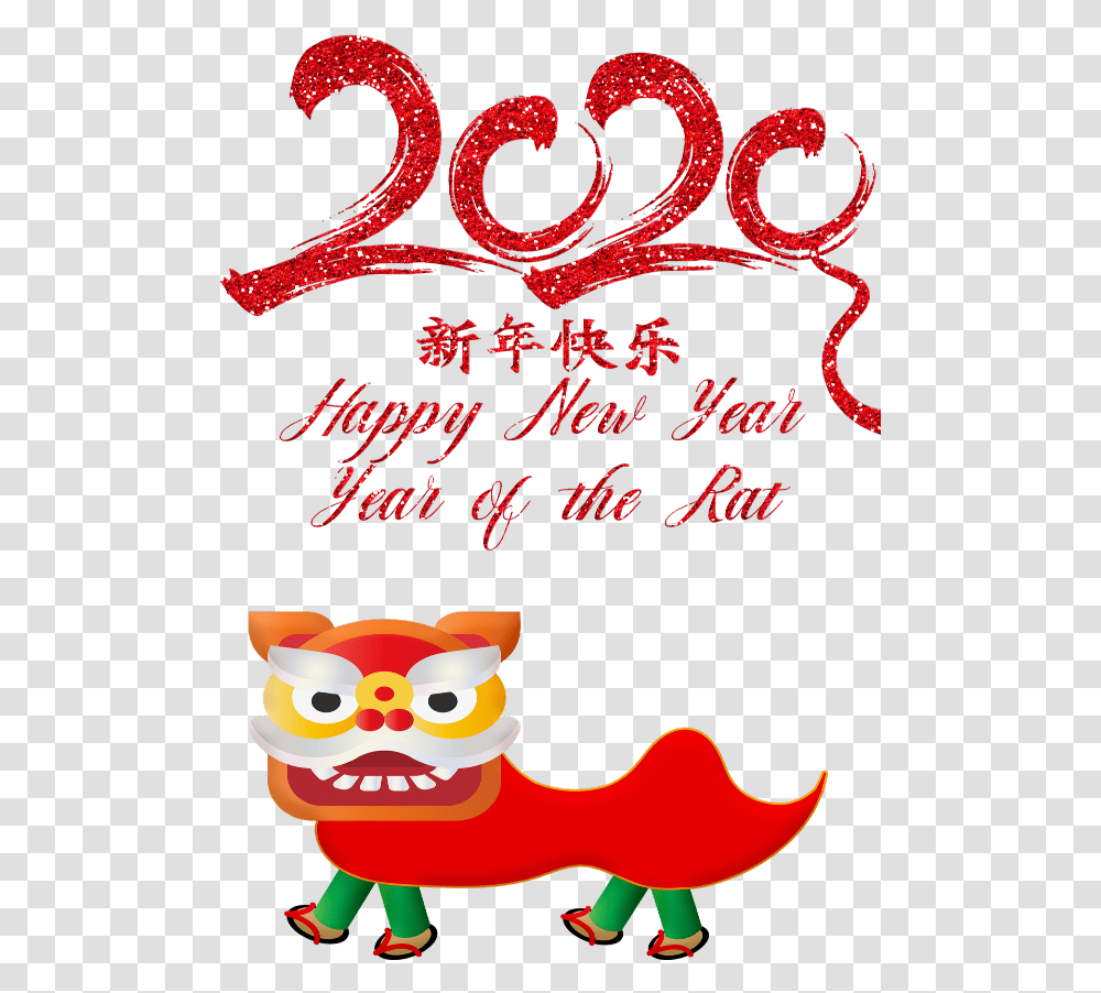 2020 The Year Of The Rat, Greeting Card, Mail, Envelope Transparent Png
