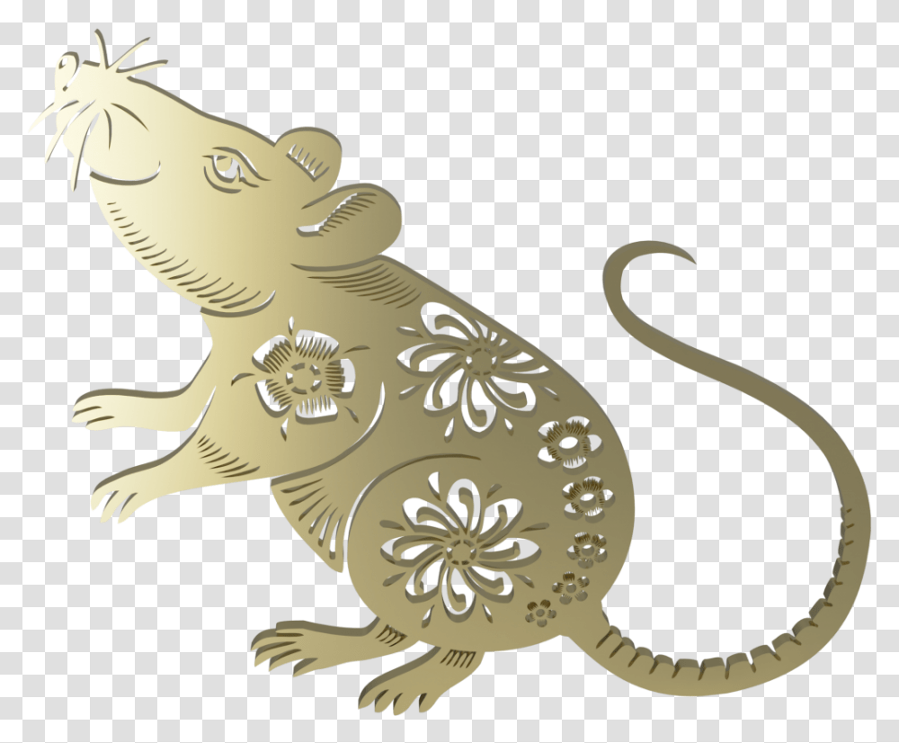 2020 Year Of The Rat Flower Mountain Clinic Rat, Mammal, Animal, Wildlife, Rodent Transparent Png