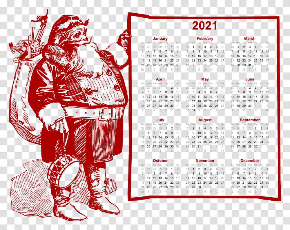 2021 Calendar Hd Quality, Person, Human, Menu Transparent Png