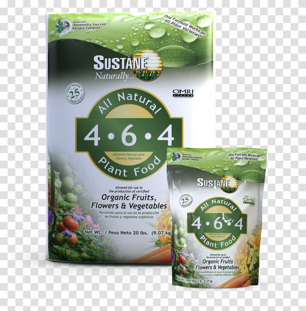 20lb 4 6 4 Bagscropped300dpi Sustne 4 6 4 All Natural Flower Amp Vegetable Plant, Flyer, Poster, Paper, Advertisement Transparent Png