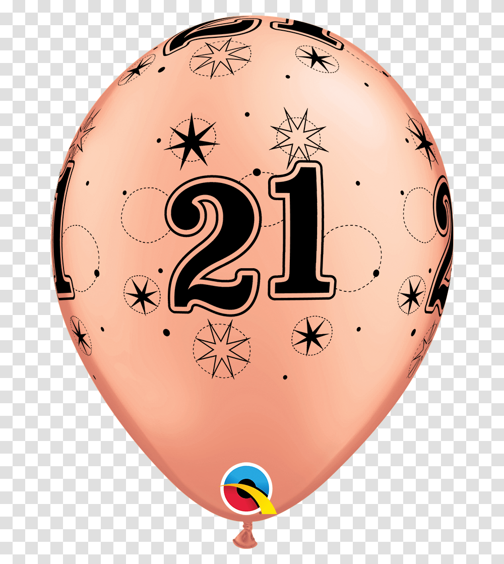 21st Birthday Background, Number, Ball Transparent Png