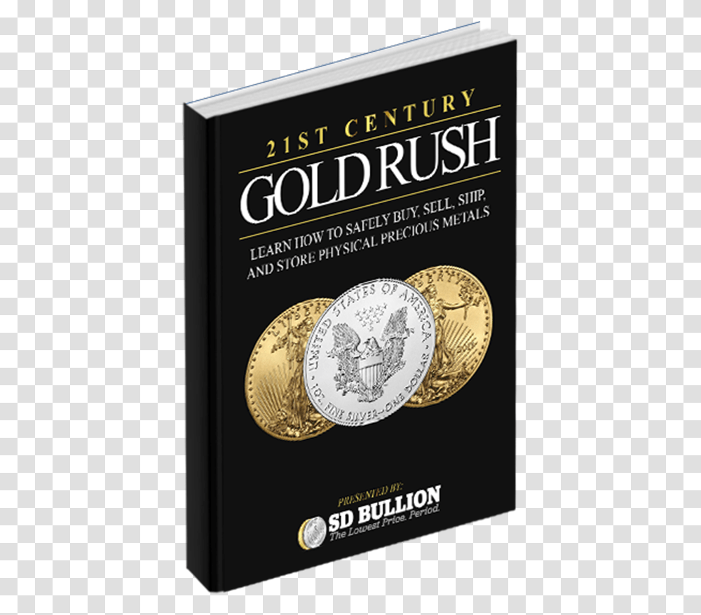 21st Century Gold Rush Book Coin, Money, Flyer, Poster, Paper Transparent Png