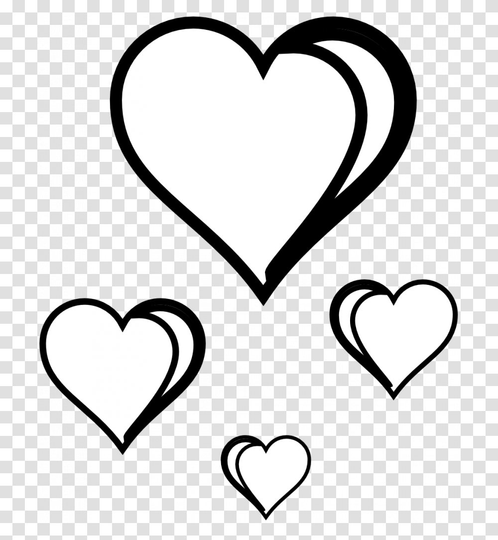 235 165 60 57 200 130 800 600 Love Heart Clipart Black And White, Stencil, Pillow, Cushion Transparent Png