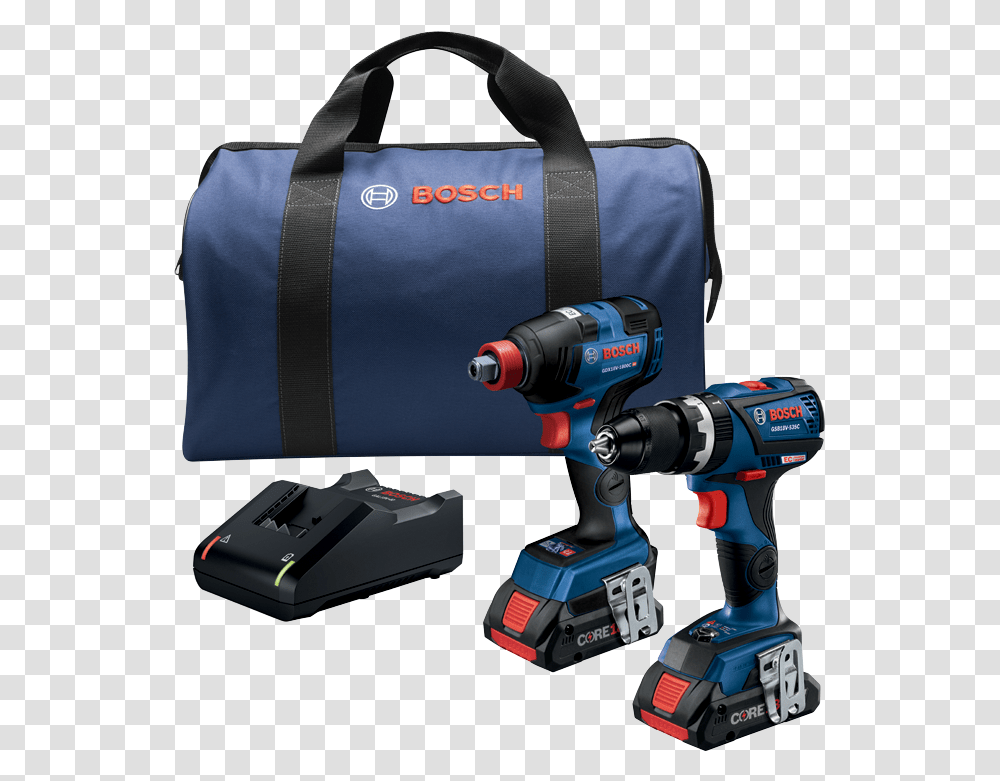 251b25 18v 2 Tool Combo Kit With Connected Ready Bosch Tool Combo Kit, Power Drill Transparent Png
