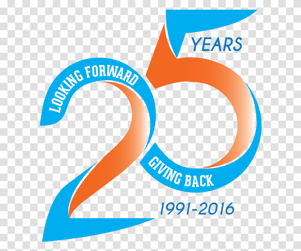 25th Anniversary 25 Years Anniversary Design, Number, Logo Transparent Png