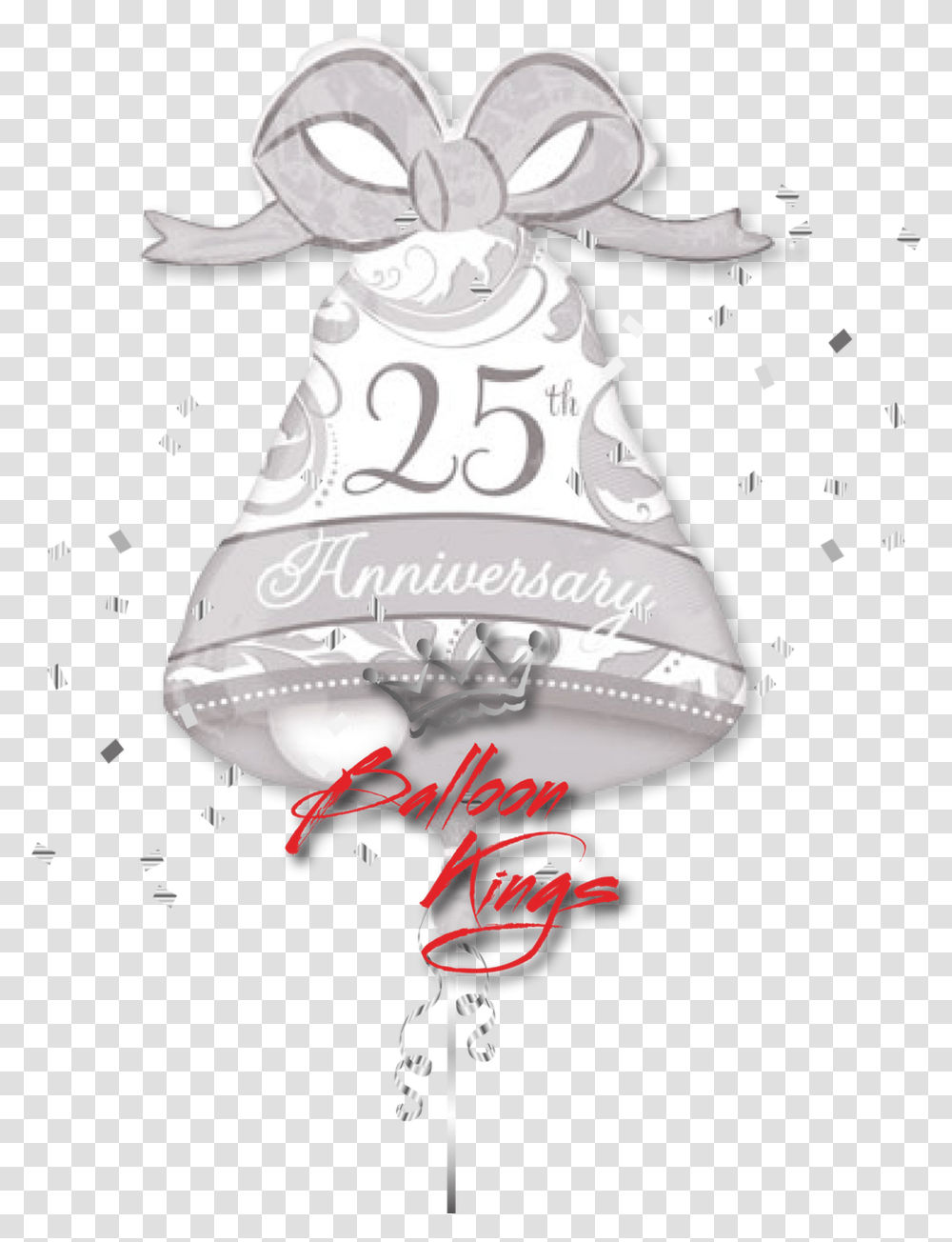 25th Anniversary Bell Wedding 25th Anniversary Logo, Apparel, Hat Transparent Png