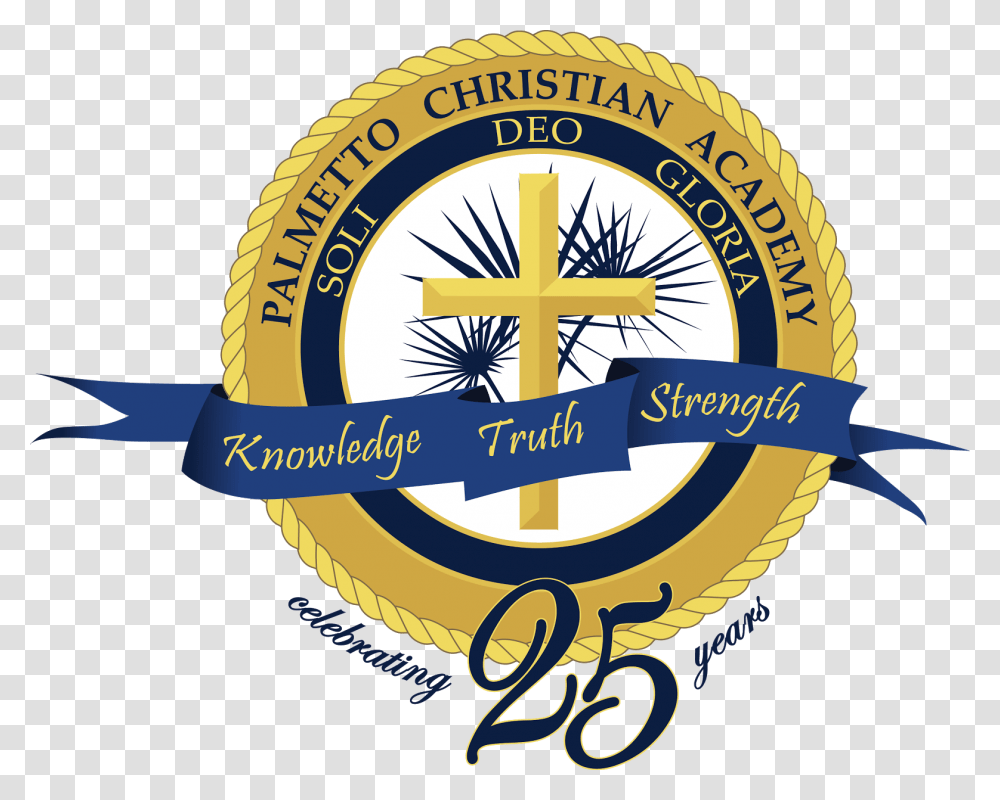 25th Anniversary Palmetto Christian Academy, Logo, Trademark, Dynamite Transparent Png