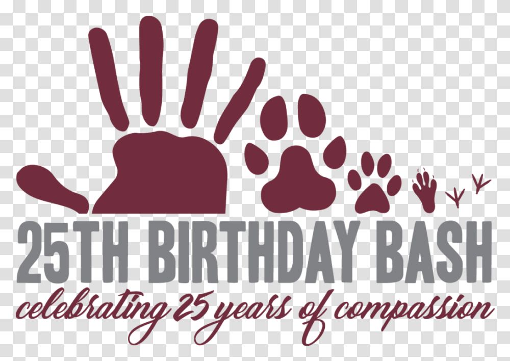 25th Birthday Bash Big, Text, Hand, Alphabet, Word Transparent Png