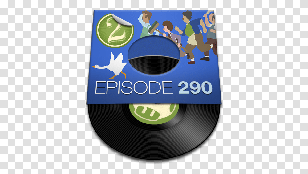 290 - Untitled Goose Game Recenzja Podcast 2pady Label, Disk, Dvd, Text, Person Transparent Png