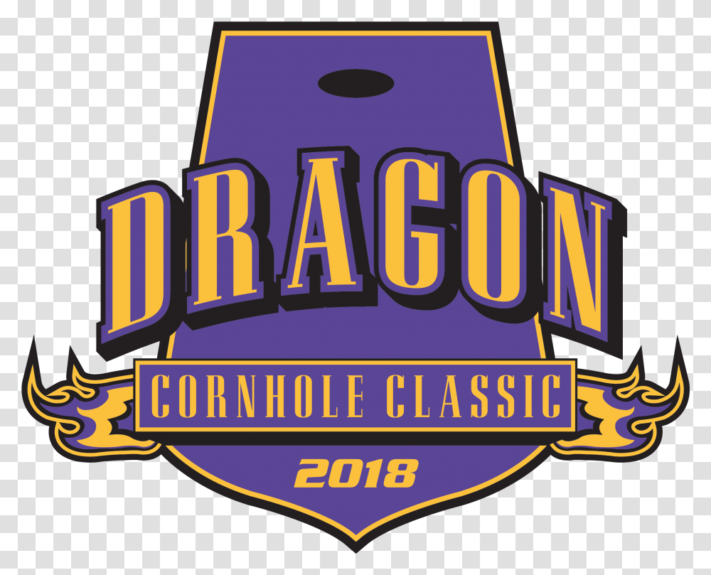 2nd Annual Dragon Cornhole Classic Emblem, Word, Alphabet, Text, Logo Transparent Png