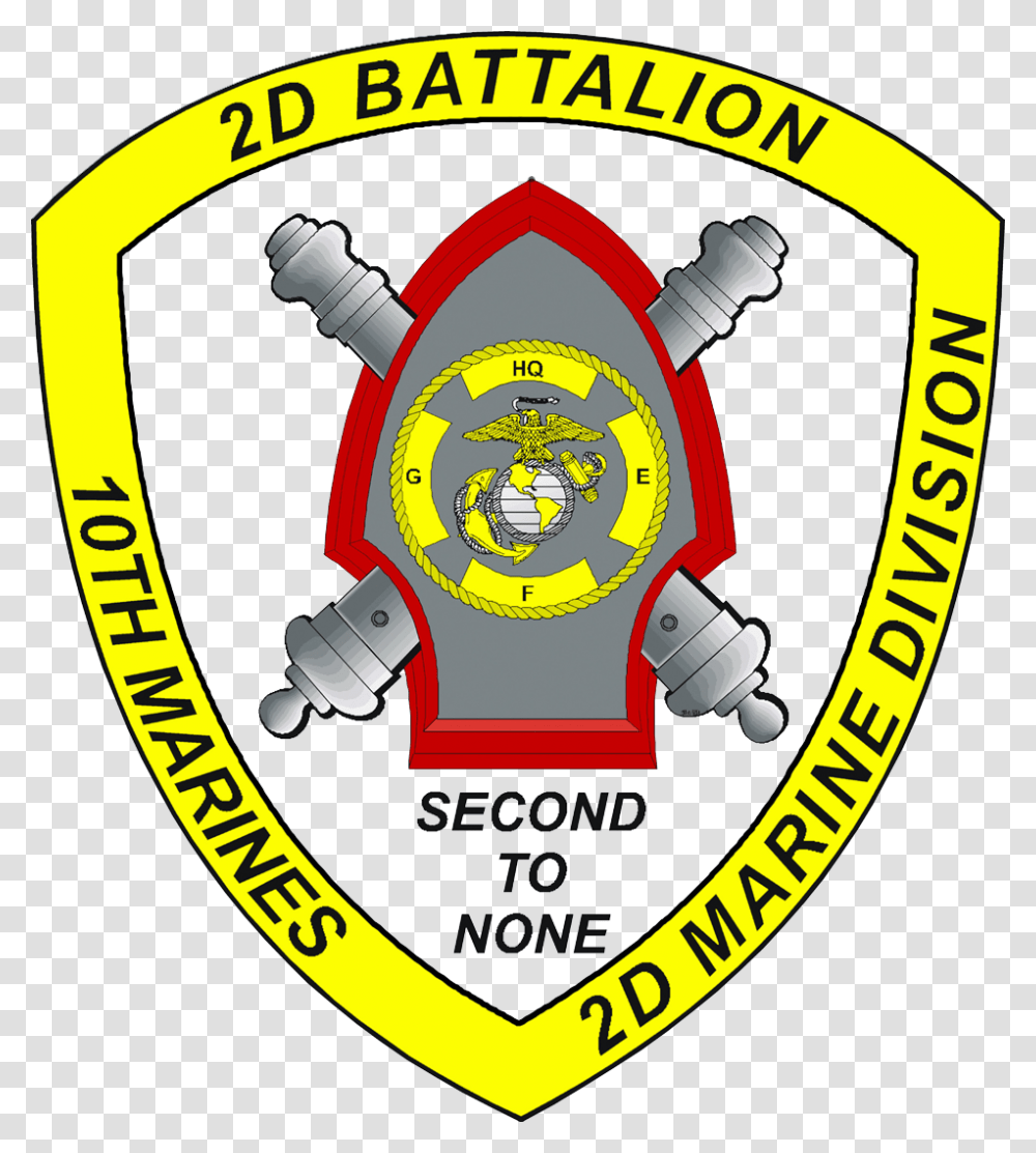 2nd Battalion 10th Marines Logo 2nd Battalion 10th Marines 2nd Marine Division, Label, Trademark Transparent Png
