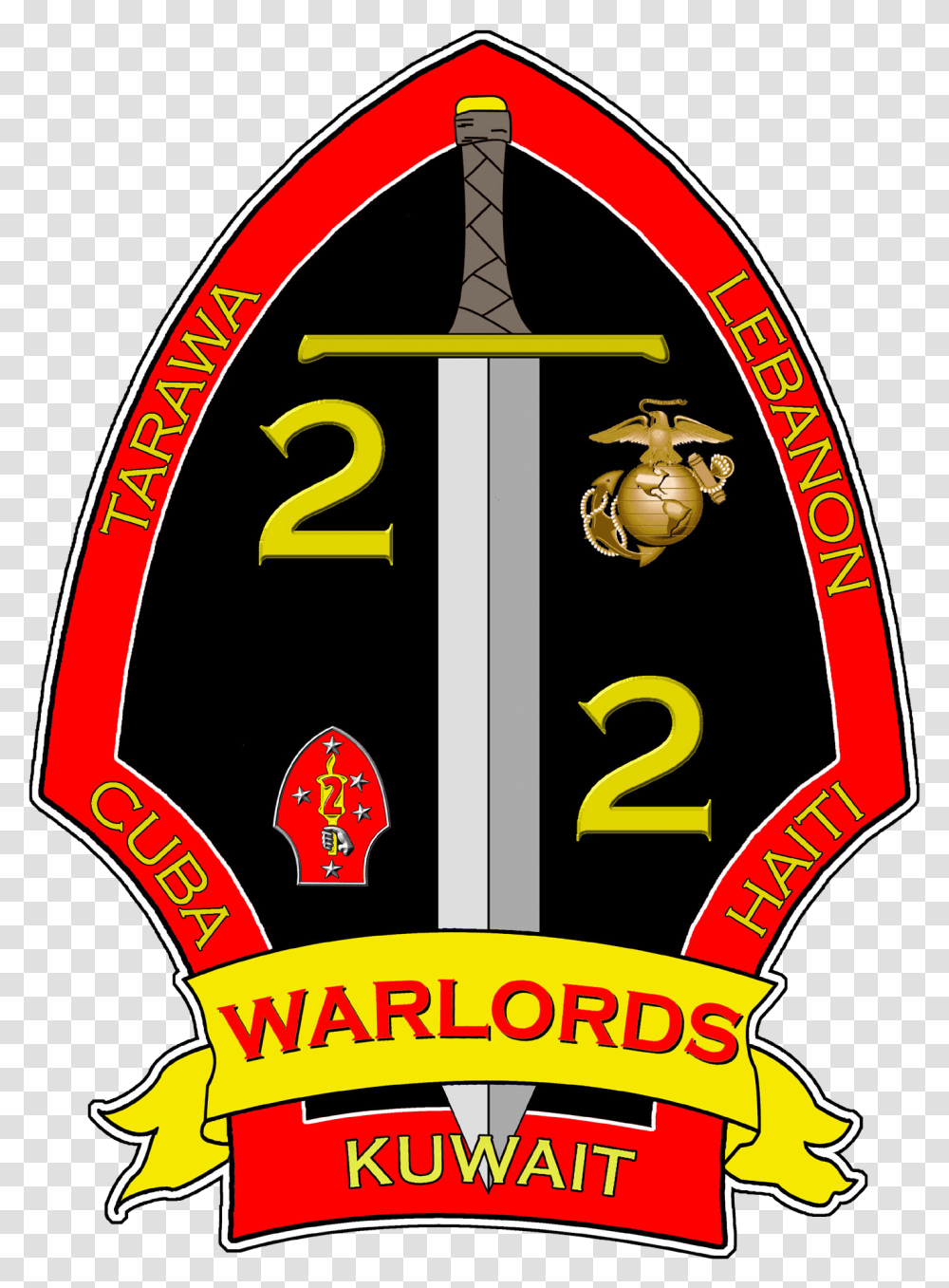 2nd Battalion 2nd Marines, Number, Logo Transparent Png