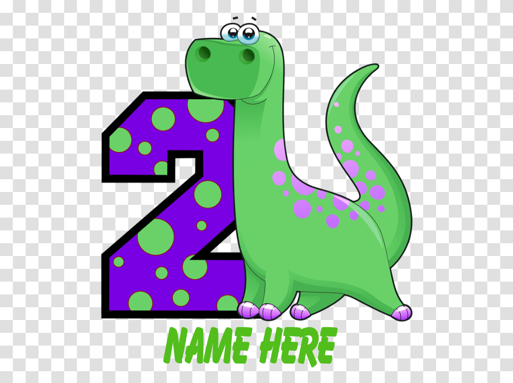 2nd Birthday Dinosaur Custom T, Reptile, Animal, Purple, Dragon Transparent Png