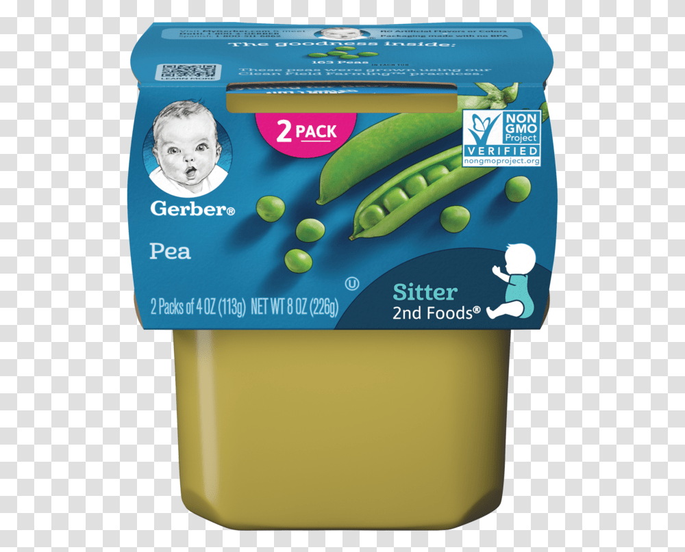 2nd Foods Pea Gerber 2nd Foods Sweet Potato Turkey, Plant, Person, Human Transparent Png