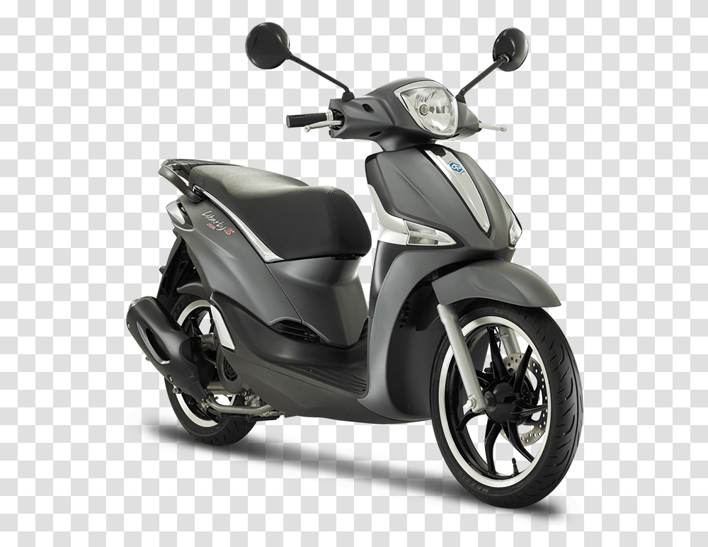 3 4dx Grigiotitanio Piaggio Liberty 125 2019, Motorcycle, Vehicle, Transportation, Scooter Transparent Png