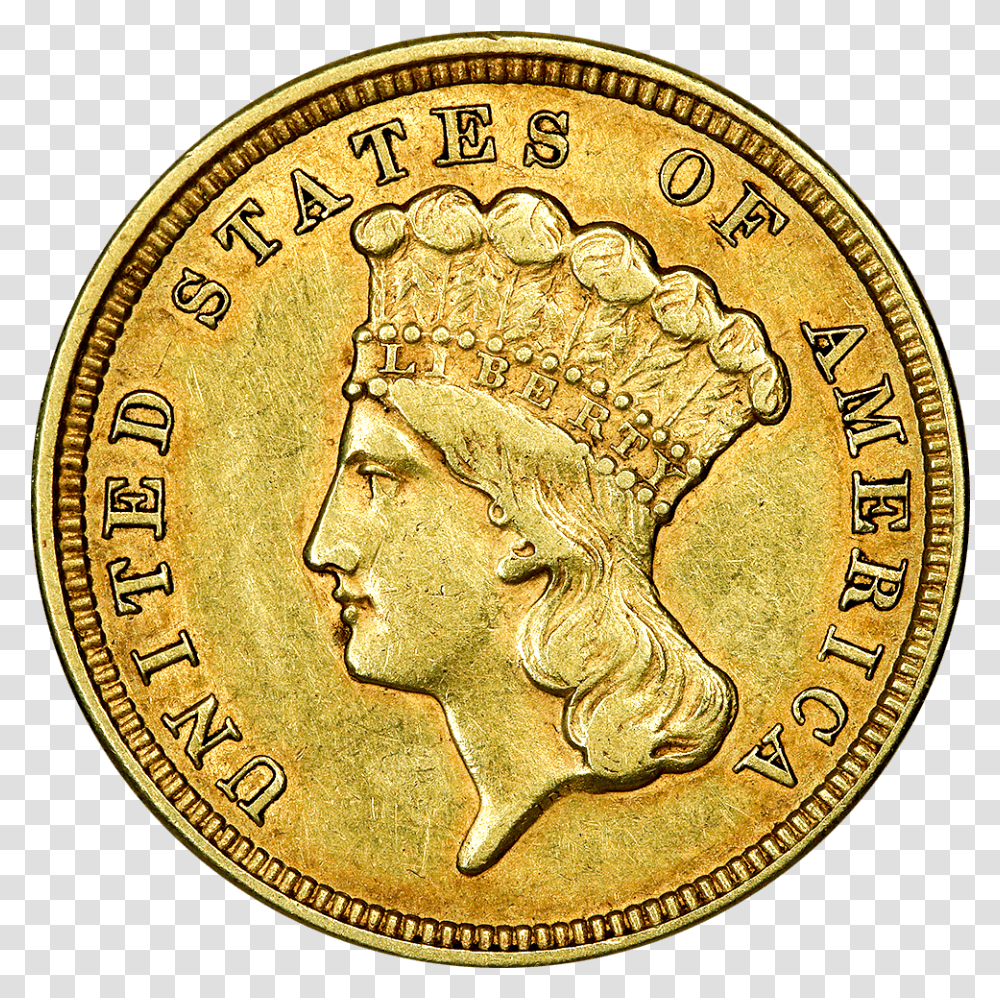 3 Princess Gold Coin, Money, Rug Transparent Png