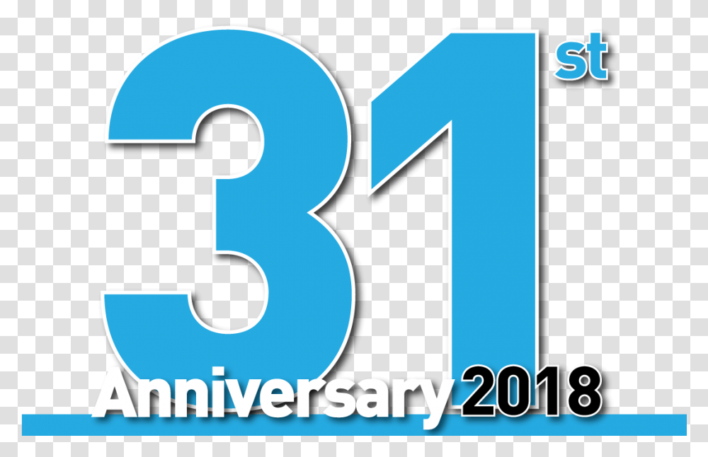 31st Anniversary Graphic Design, Number Transparent Png