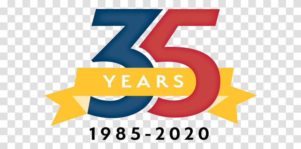 35th Year Anniversary Badge, Number, Alphabet Transparent Png