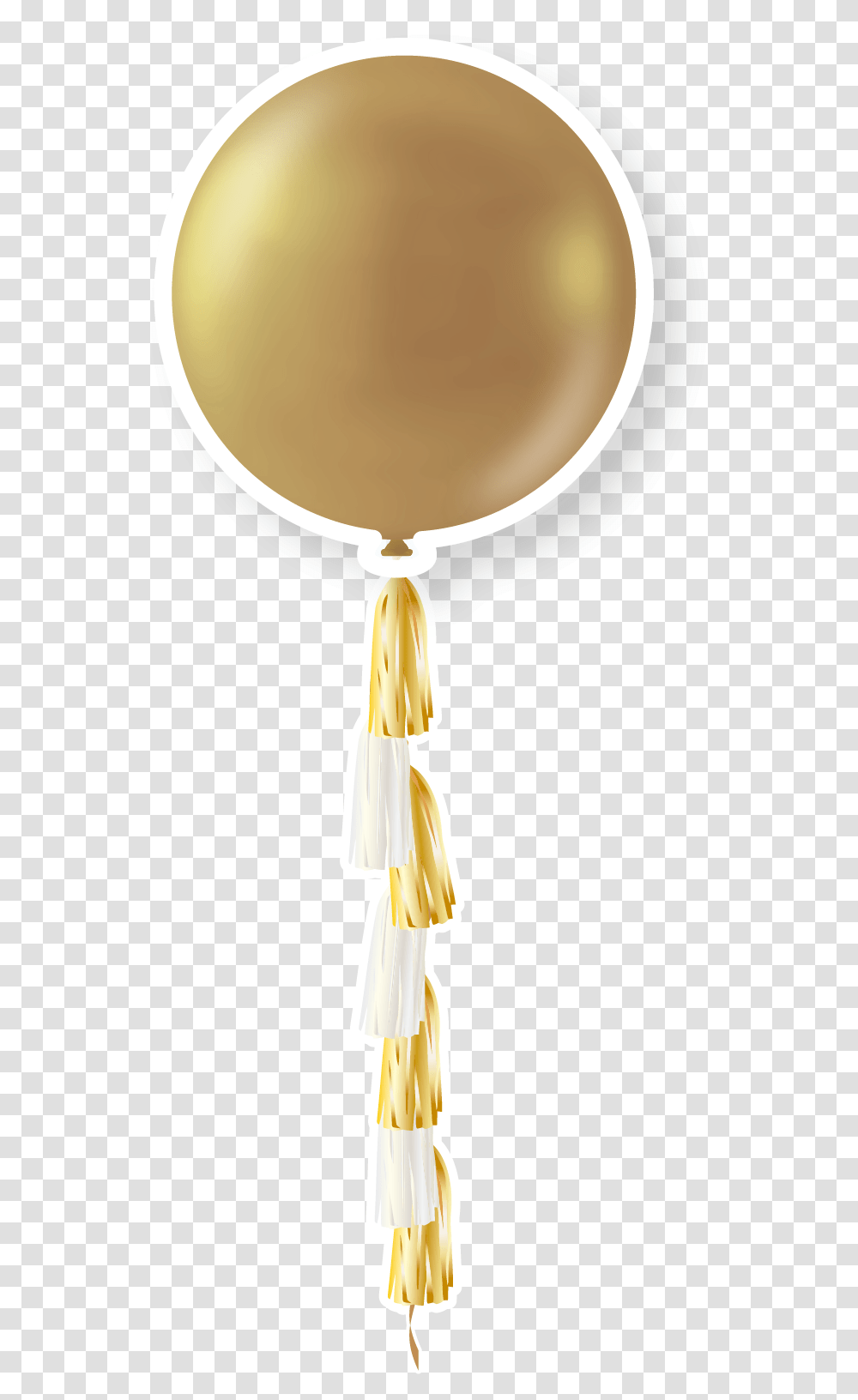 36 Golden Balloon, Lamp, Food, Apparel Transparent Png
