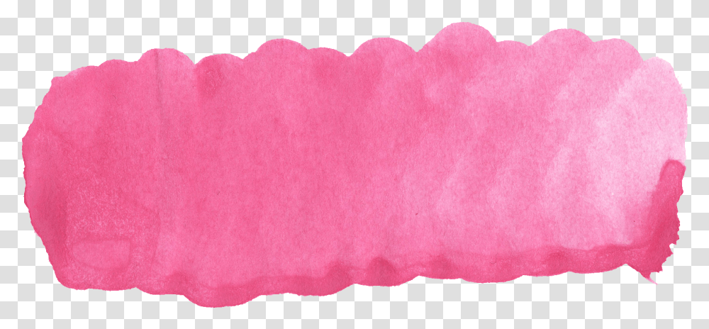 39 Pink Watercolor Brush Stroke Pink Watercolor, Cushion, Rug, Pillow, Foam Transparent Png