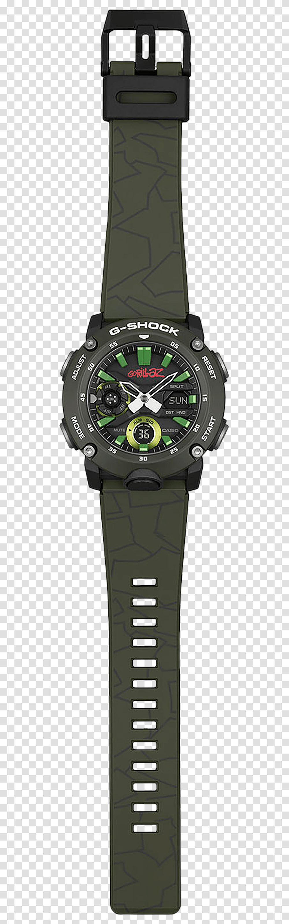 3a G Shock X Gorillaz 2019, Wristwatch, Digital Watch Transparent Png