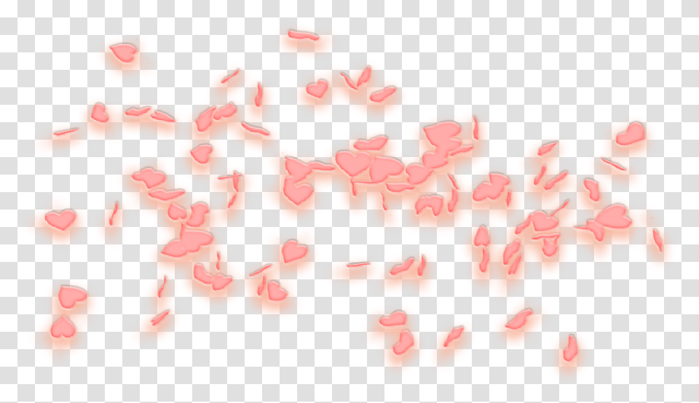 3d 3deffect Glow Neon Heart Hearts Scatter Lights Valentine's Day, Sweets, Food, Confectionery Transparent Png