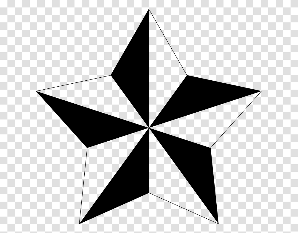 3d 5 Point Star, Gray, World Of Warcraft Transparent Png