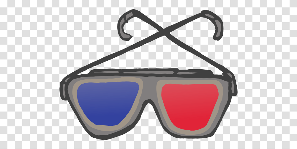 3d Anaglyph Glasses Clip Art, Goggles, Accessories, Accessory, Sunglasses Transparent Png