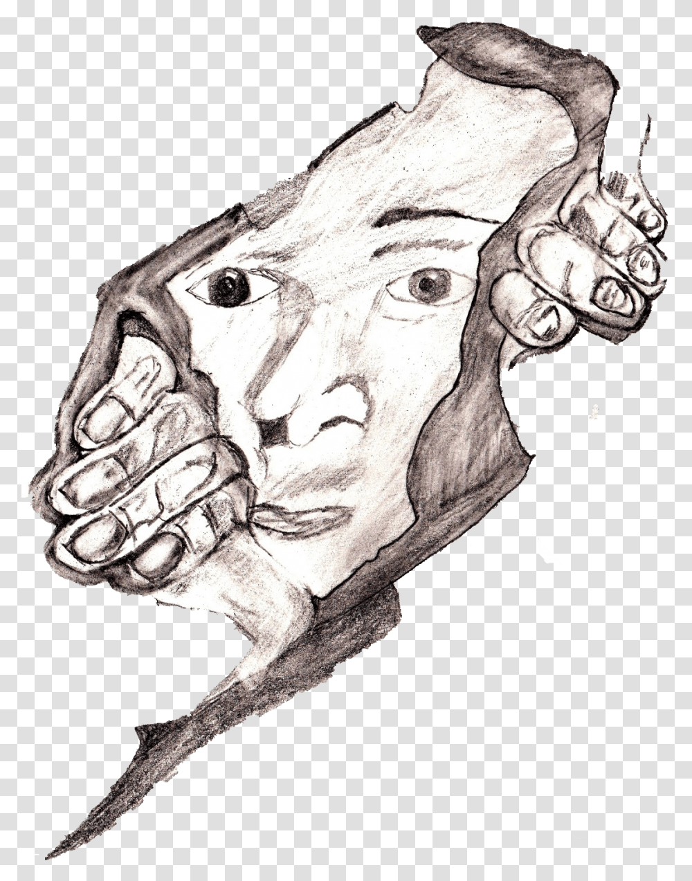 3d Art File Sketch, Hand, Drawing, Person, Human Transparent Png