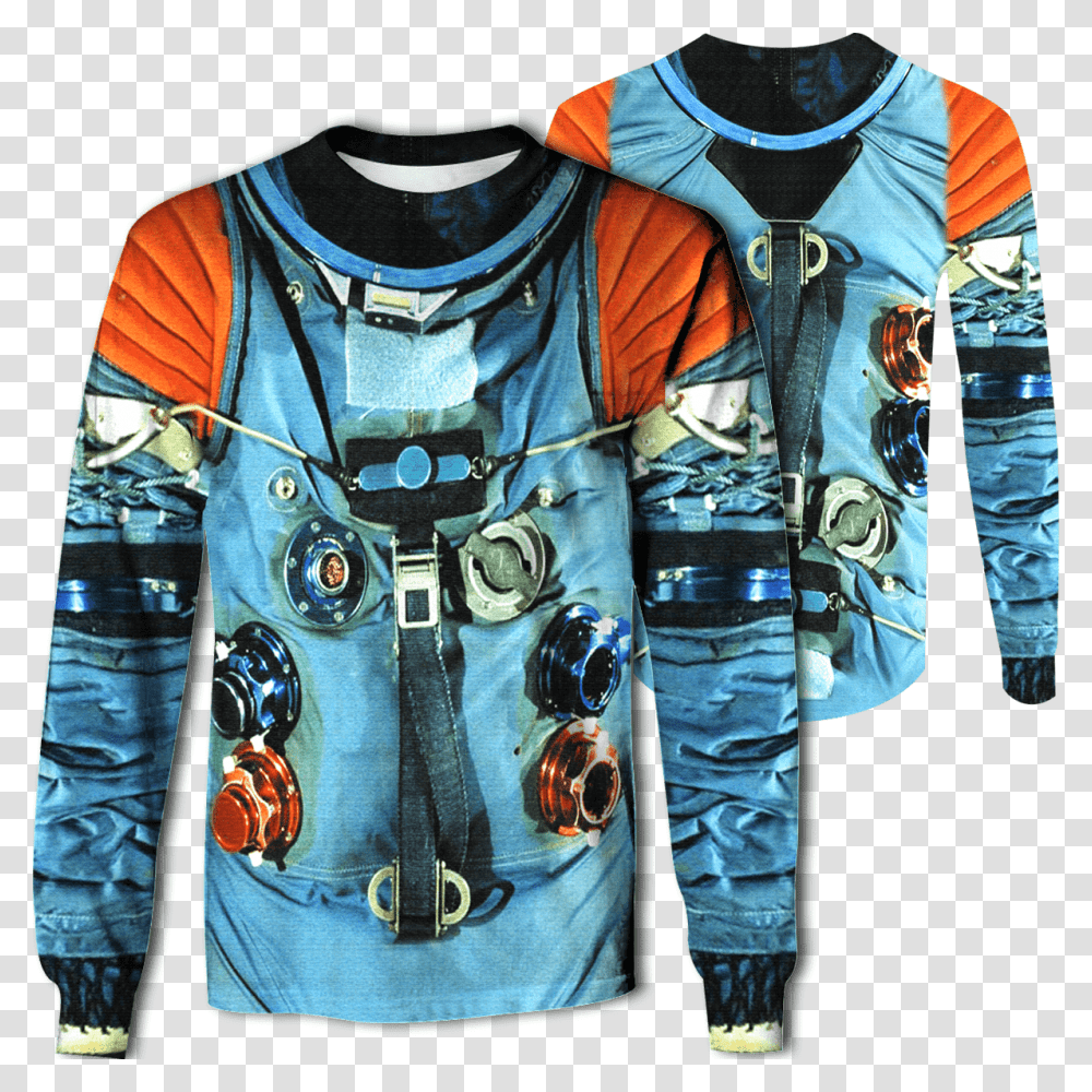3d Astronaut Suit Full Print T Shirt Space Suit, Apparel, Pants, Sleeve Transparent Png