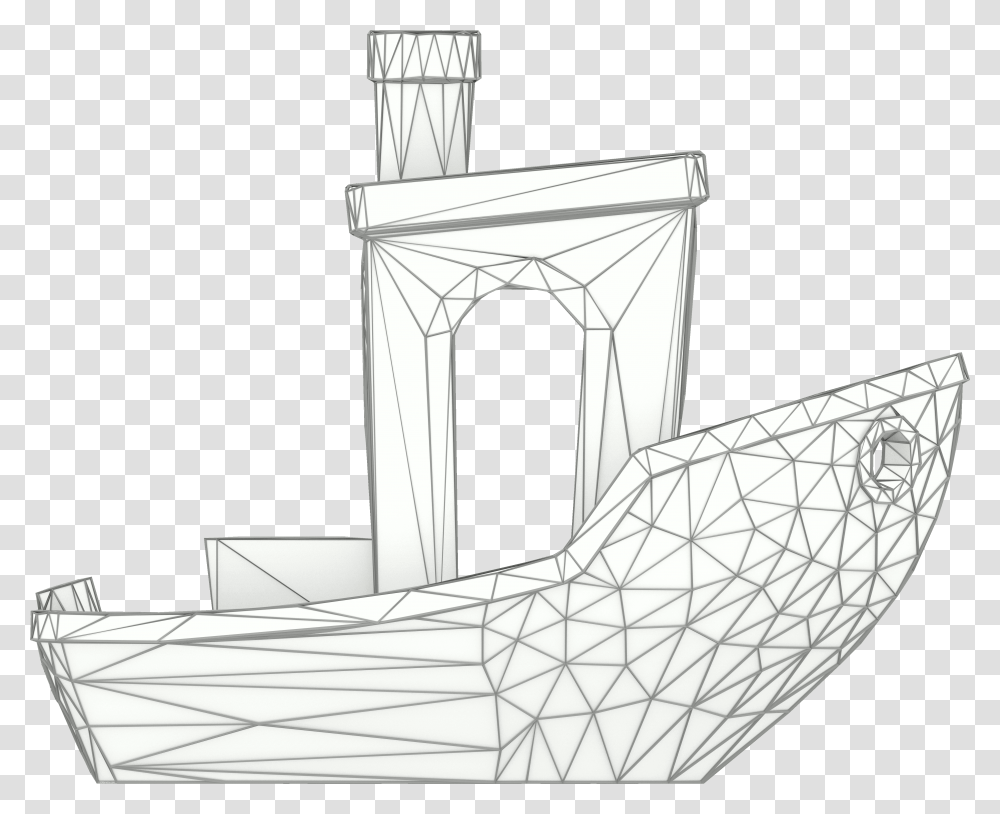 3d Benchy, Architecture, Building, Tower, Bell Tower Transparent Png