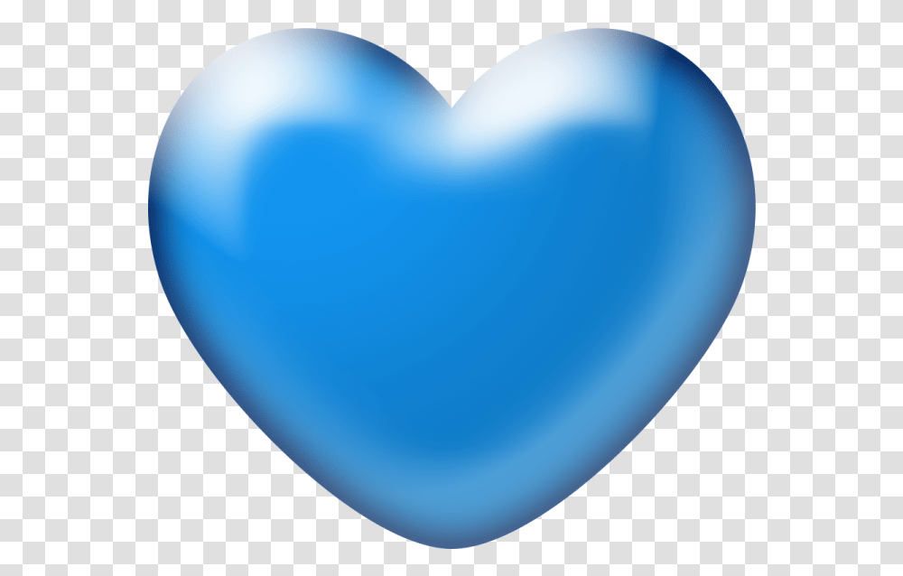 3d Blue Heart Image Background Download Blue Heart, Balloon, Pillow, Cushion Transparent Png