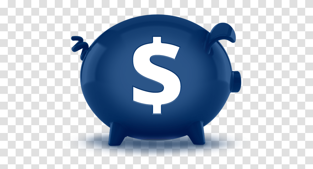 3d Blue Money Market Accounts Piggy Bank Featuredcontent Savings Blue Transparent Png