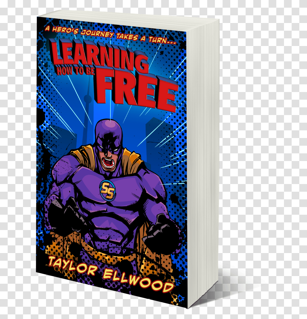 3d Book Render Batman, Person, Human, Poster, Advertisement Transparent Png