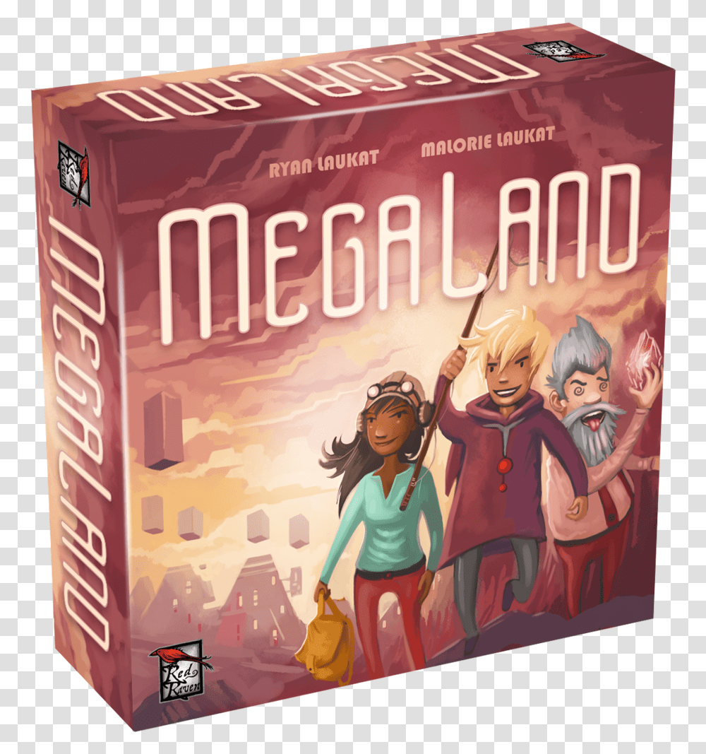 3d Box Megaland Game, Person, Human, Book, Novel Transparent Png