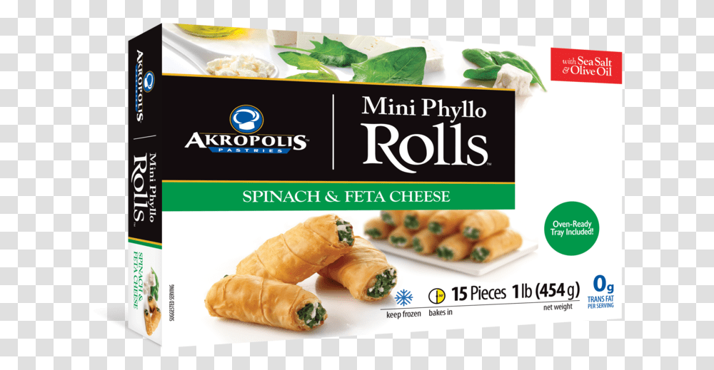 3d Box Mini Rolls Usa 454g Spinach, Advertisement, Food, Poster, Flyer Transparent Png