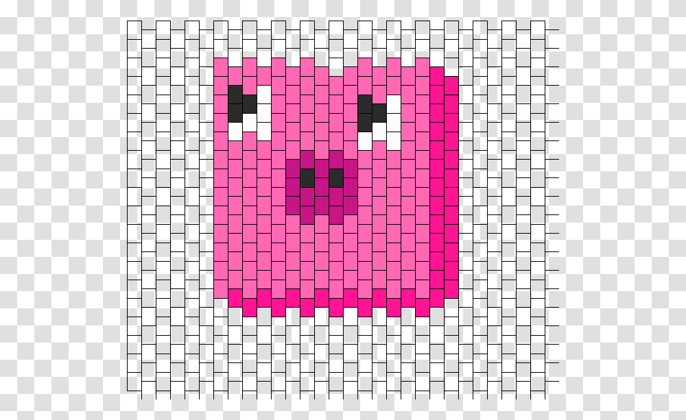 3d Box Piggy Bead Pattern Pokemon Kandi Mask Pattern, Rug, Pac Man Transparent Png