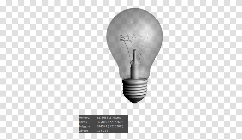 3d Bulp Incandescent Light Bulb, Lamp, Lightbulb, Lighting Transparent Png