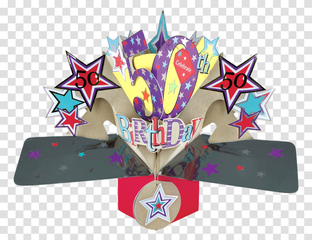 3d Card 18th Birthday, Paper Transparent Png