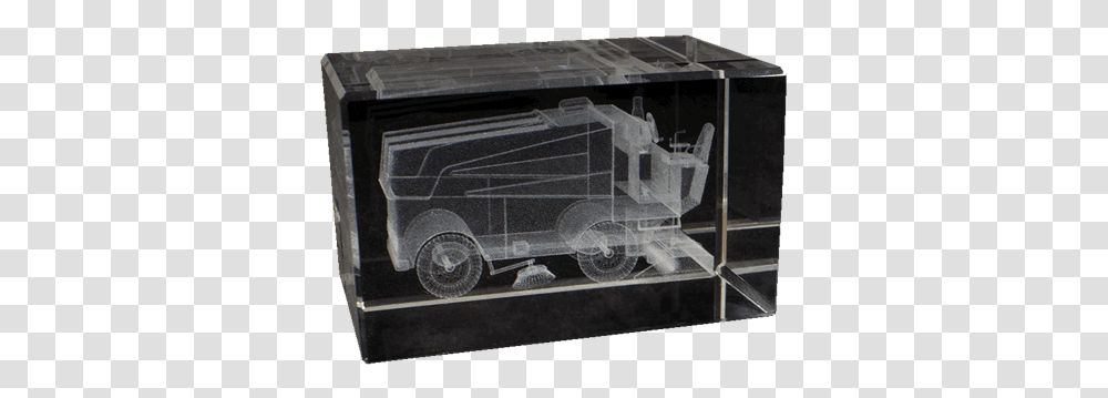3d Crystal Block Model Car, Vehicle, Transportation, Shipping Container, Truck Transparent Png