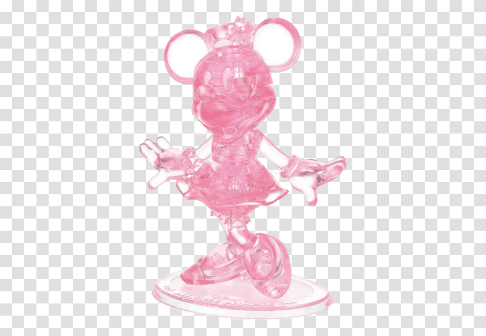 3d Crystal Puzzle 3d Puzzle Of Minnie, Cupid, Wedding Cake, Dessert, Food Transparent Png