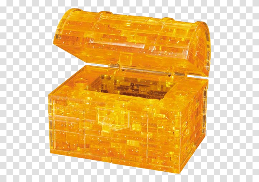3d Crystal Puzzle 3d Puzzle Treasure Chest, Cabinet, Furniture, Couch, Toy Transparent Png