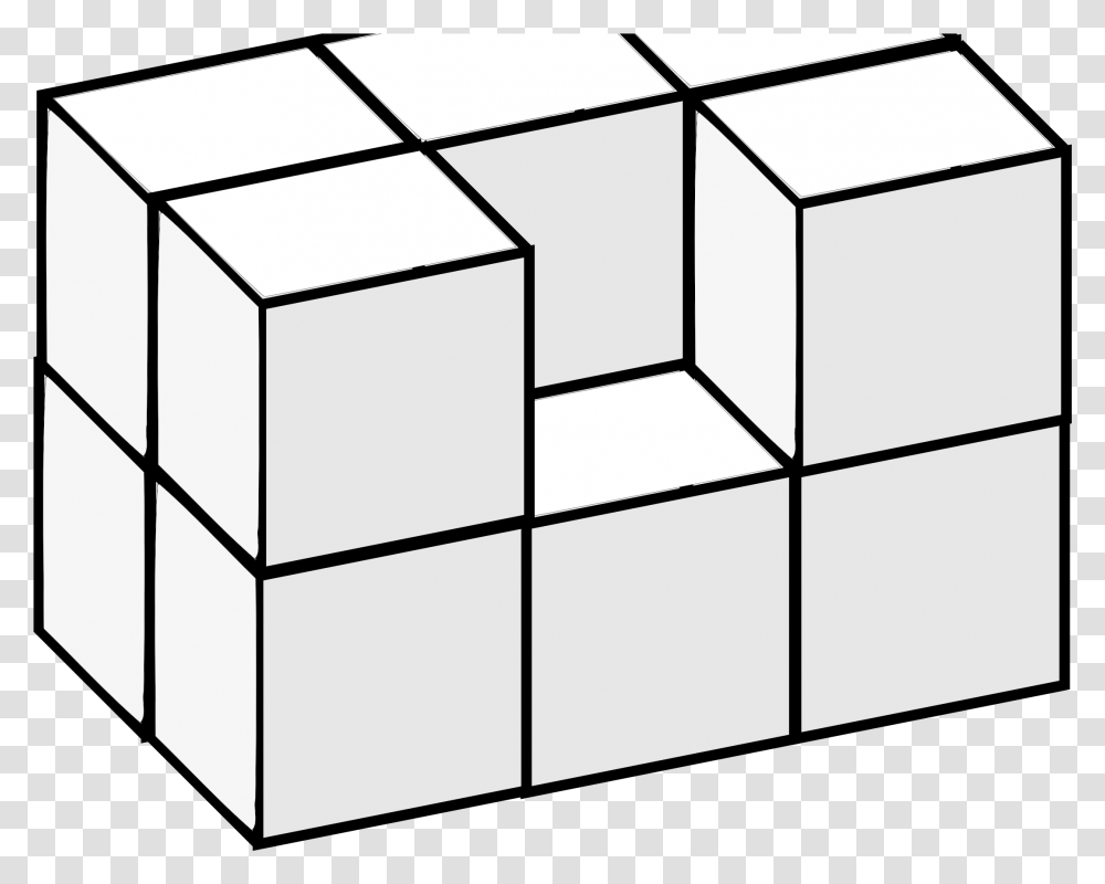 3d Cube Rectangle Block Clipart Download Tetris 3d, Box, Diagram, Rubix Cube, Plot Transparent Png