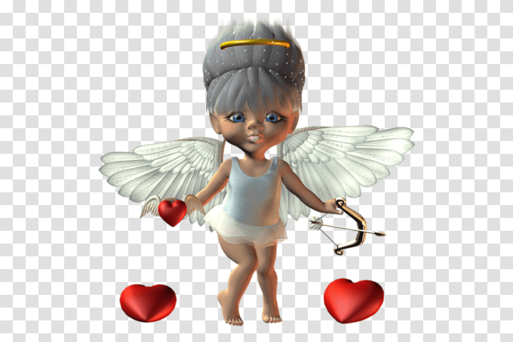 3d Cupid, Doll, Toy, Angel Transparent Png