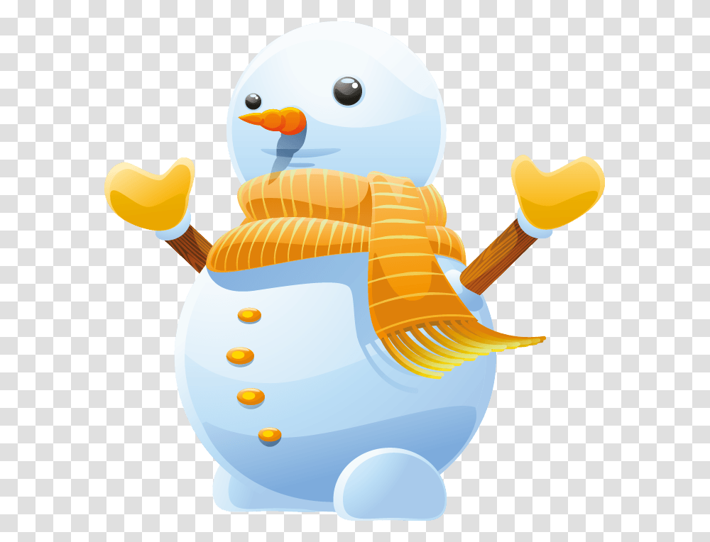 3d Cute Snowman Vector Art Cute Snowman Vector, Nature, Outdoors, Winter, Toy Transparent Png