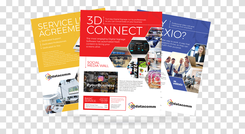 3d Datacomm Brochures Flyer, Poster, Paper, Advertisement, Person Transparent Png