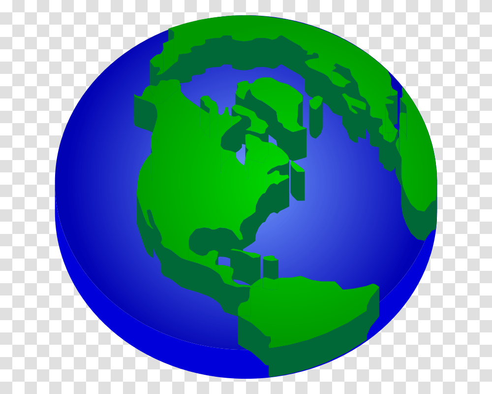 3d Elevated Earth Globe Clipart Picture Of Earth, Outer Space, Astronomy, Universe, Planet Transparent Png